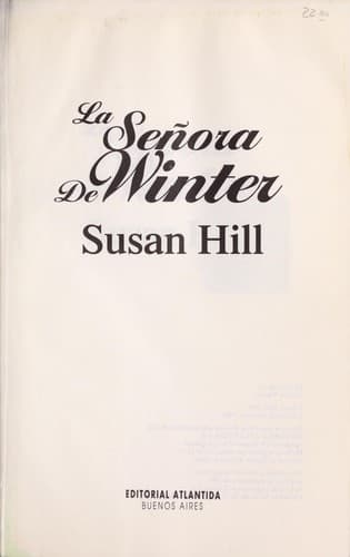 Portada de La Senora De Winter (Rebeca, Volume 2)