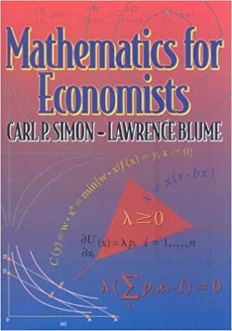 Portada de Mathematics for economists