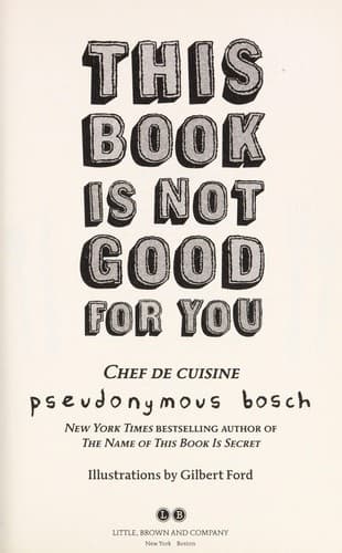 Portada de This book is not good for you