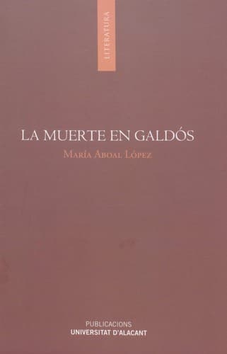 Portada de La muerte en Galdós