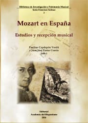 Portada de Mozart en España: estudios y recepción musical