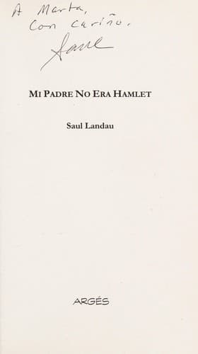 Portada de Mi padre no era Hamlet