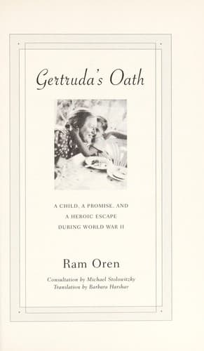 Portada de Gertruda's oath