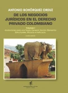 Portada de De los negocios jurídicos en el derecho privado colombiano