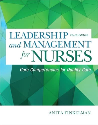 Portada de Leadership and Management for Nurses