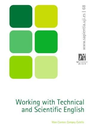 Portada de Working with Technical and Scientific English