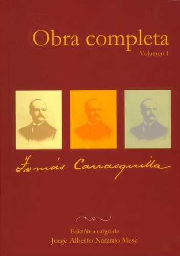 Portada de Obra completa : Tomás Carrasquilla
