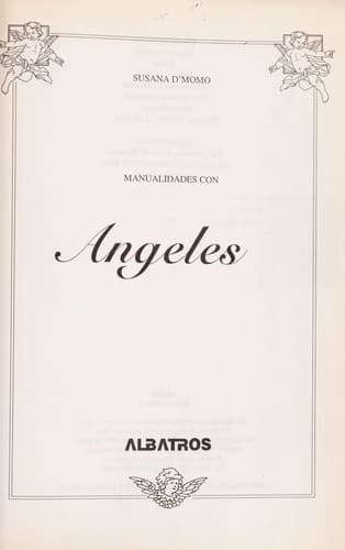 Portada de Manualidades Con Angeles