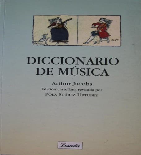 Portada de Diccionario De Musica (Ediciones Varias)