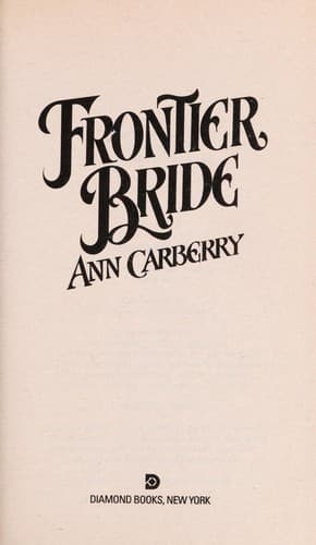 Portada de Frontier Bride