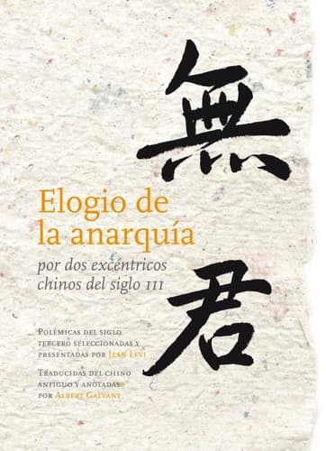 Portada de Elogio de la anarquía