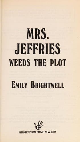 Portada de Mrs. Jeffries weeds the plot
