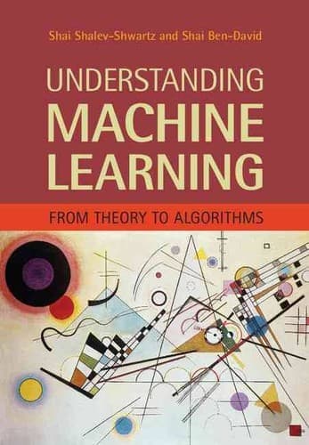 Portada de Understanding Machine Learning: From Theory to Algorithms