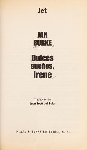 Portada de Dulces suen os, Irene