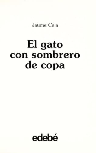 Portada de El gato con sombrero de copa