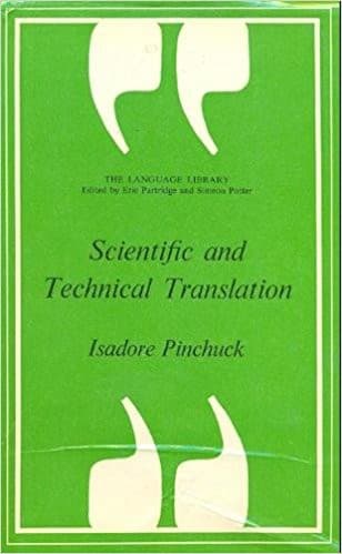 Portada de Scientific and technical translation