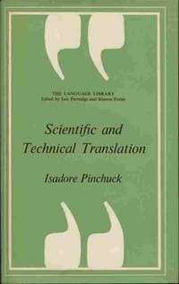 Portada de Scientific and technical translation