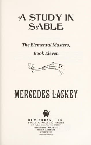 Portada de A study in sable