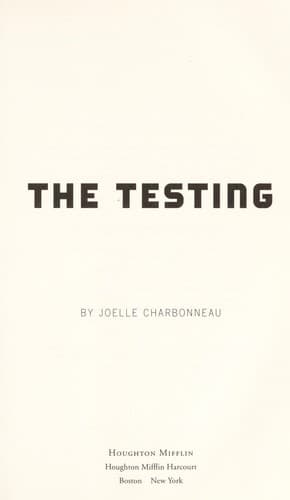 Portada de The testing