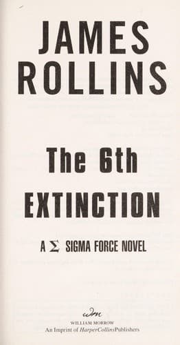 Portada de The 6th extinction