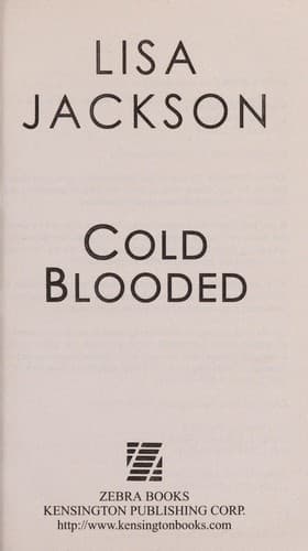 Portada de Cold blooded