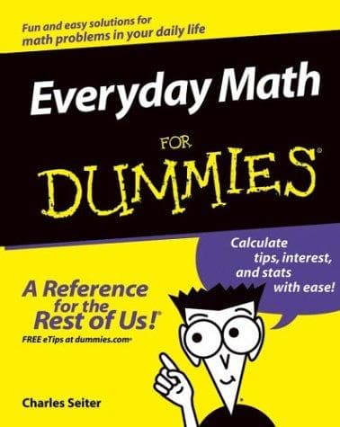 Portada de Everyday Math for Dummies