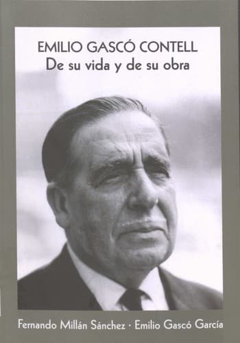 Portada de Emilio Gascó Contell, de su vida y de su obra