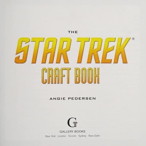 Portada de The Star Trek craft book