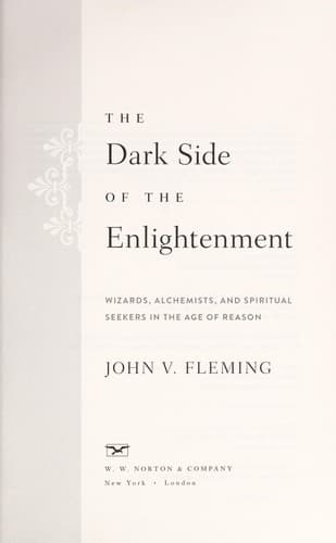 Portada de The dark side of the enlightenment