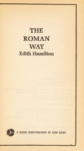 Portada de The Roman Way