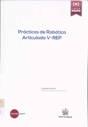 Portada de Prácticas de robótica articulada con V-REP