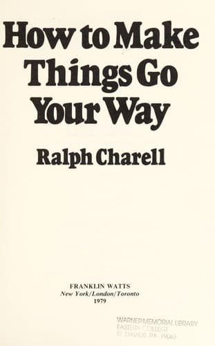 Portada de How to make things go your way