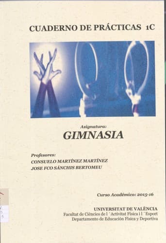 Portada de Cuadernos de prácticas de gimnasia