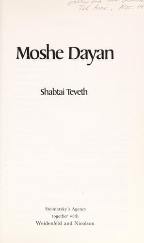 Portada de Moshe Dayan