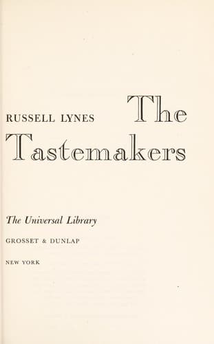 Portada de The Tastemakers
