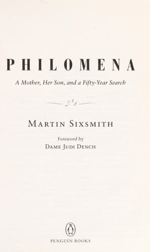 Portada de Philomena