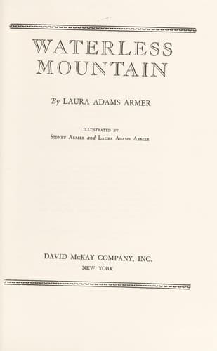 Portada de Waterless Mountain