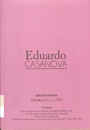 Portada de Eduardo Casanova