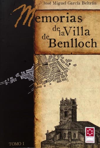 Portada de Memorias de la villa de Benlloch