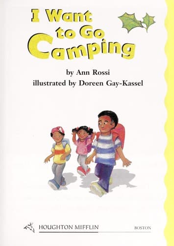 Portada de I want to go camping
