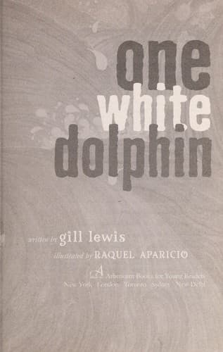 Portada de One white dolphin