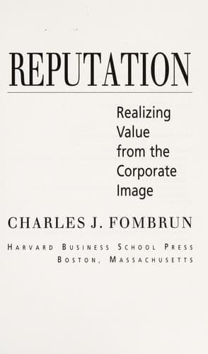 Portada de Reputation