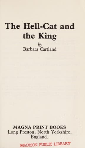 Portada de The Hell-Cat and the King