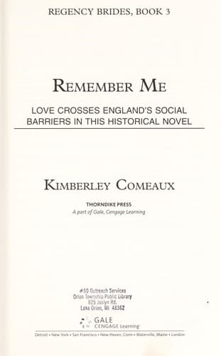 Portada de Remember me
