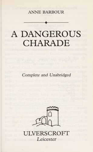 Portada de A Dangerous Charade