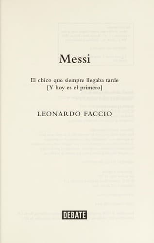 Portada de Messi