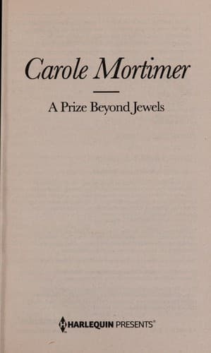 Portada de A prize beyond jewels