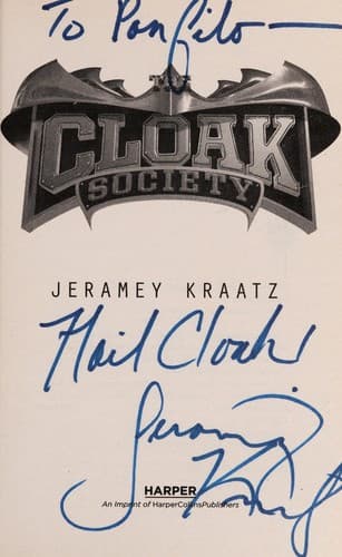 Portada de The cloak society