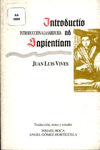 Portada de Introducción a la sabiduría