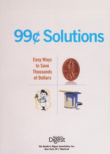 Portada de 99-cent solutions